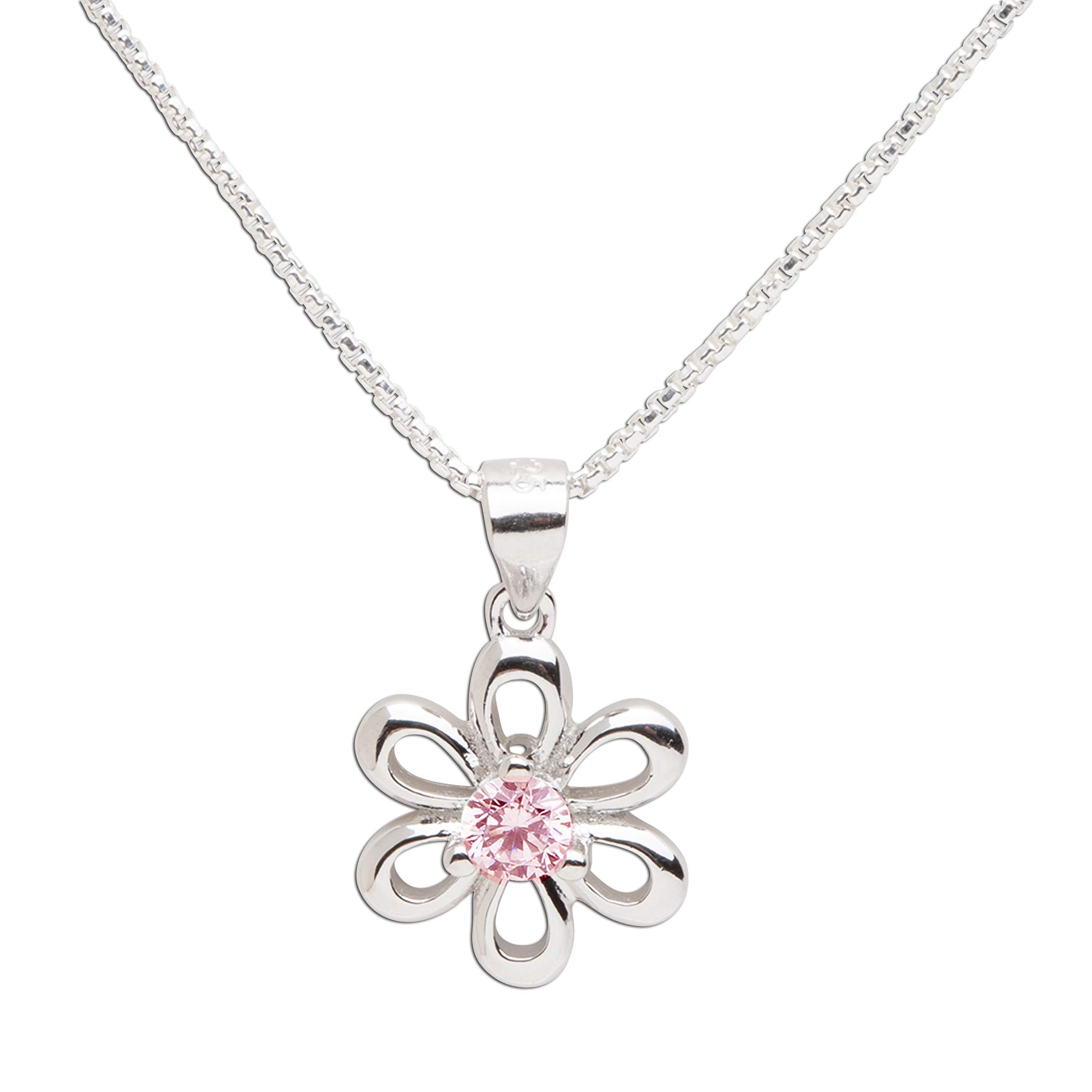 Cherished Moments Birthstone Daisy Necklace