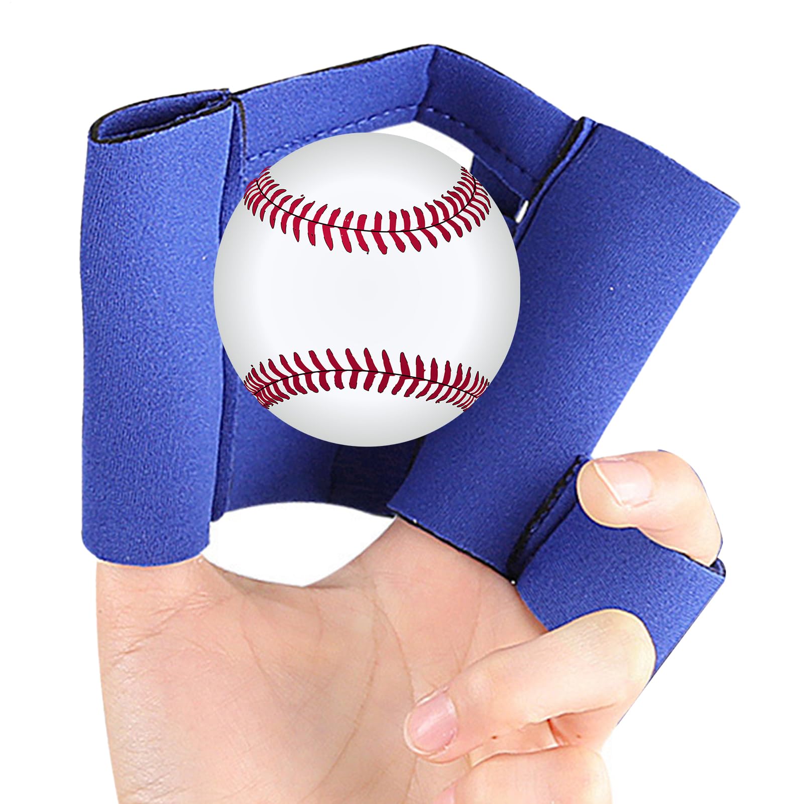 Finger Glove Baseball Training, Softball Hand-Eye Coordination Trainer, Fielding Coaching Accessory, Soft Flexible Design, Made of T-Cloth Material, 6.69x3.46in