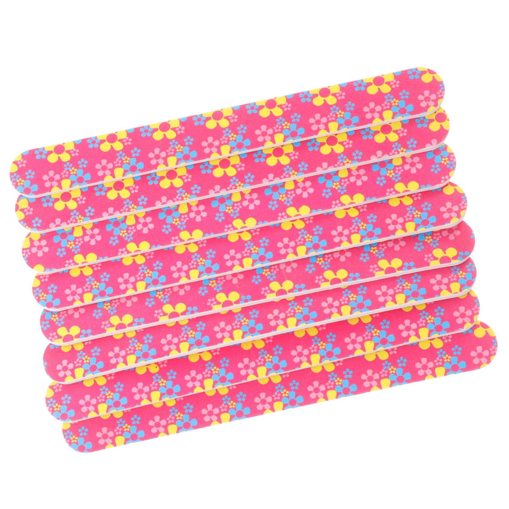 SHERCHPRY 8Pcs Sponge Fingernail File Double Sided Nail Files for Professional Nail Care Lightweight and Portable Tool for Creative Nail Art for Thick Toenails and DIY Projects