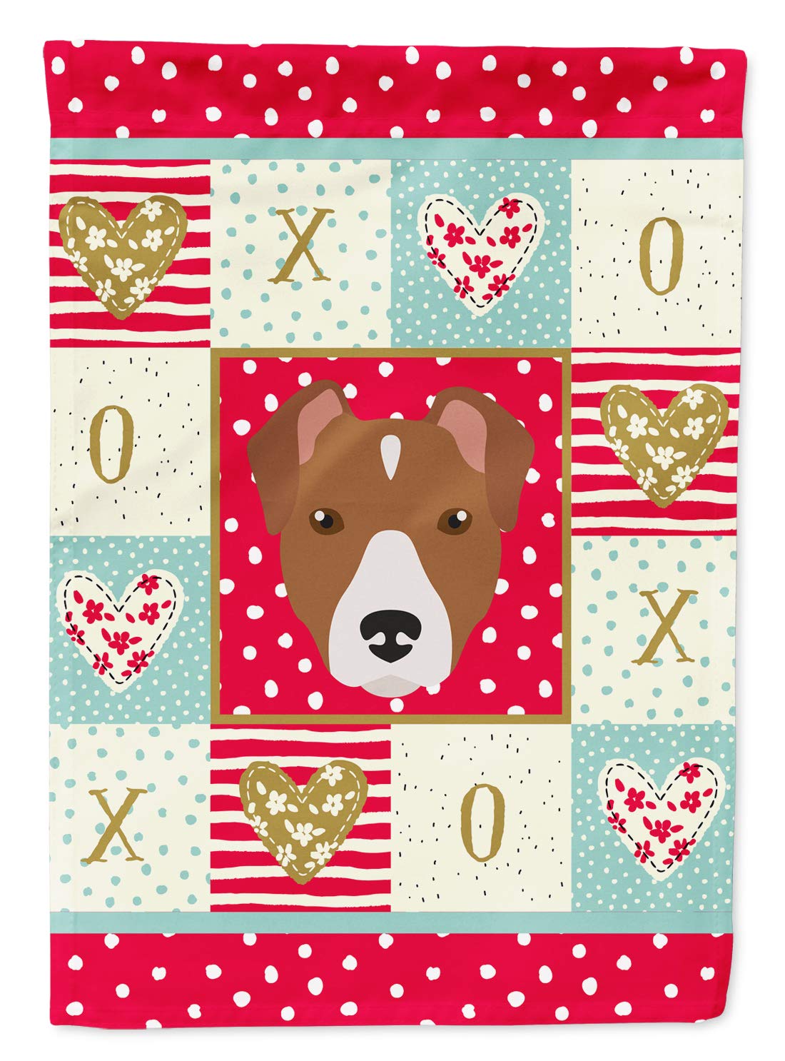 Drapeau de jardin Rat Terrier CK5232GF anti-décoloration pour espaces extérieurs