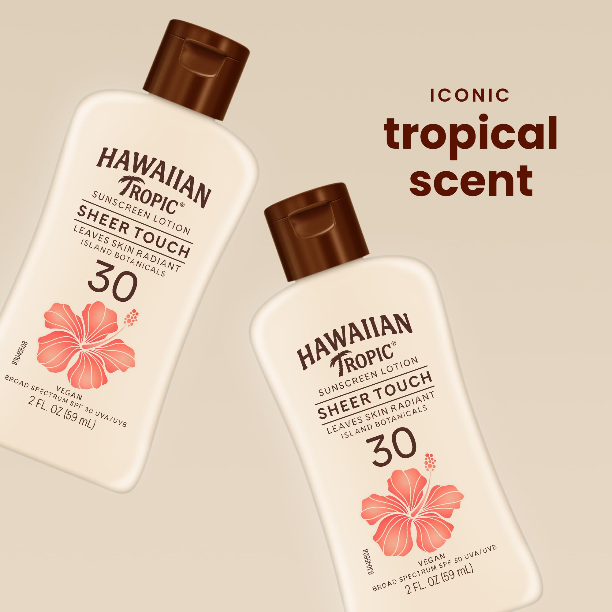 Hawaiian Tropic Sunscreen Lotion with Vitamins C & E