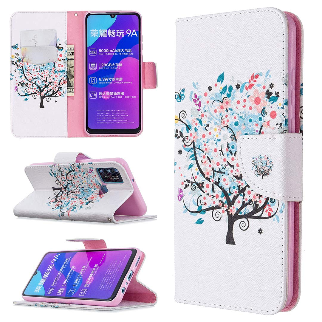 Custodia in pelle con flip magnetico elegante e supporto per schede per