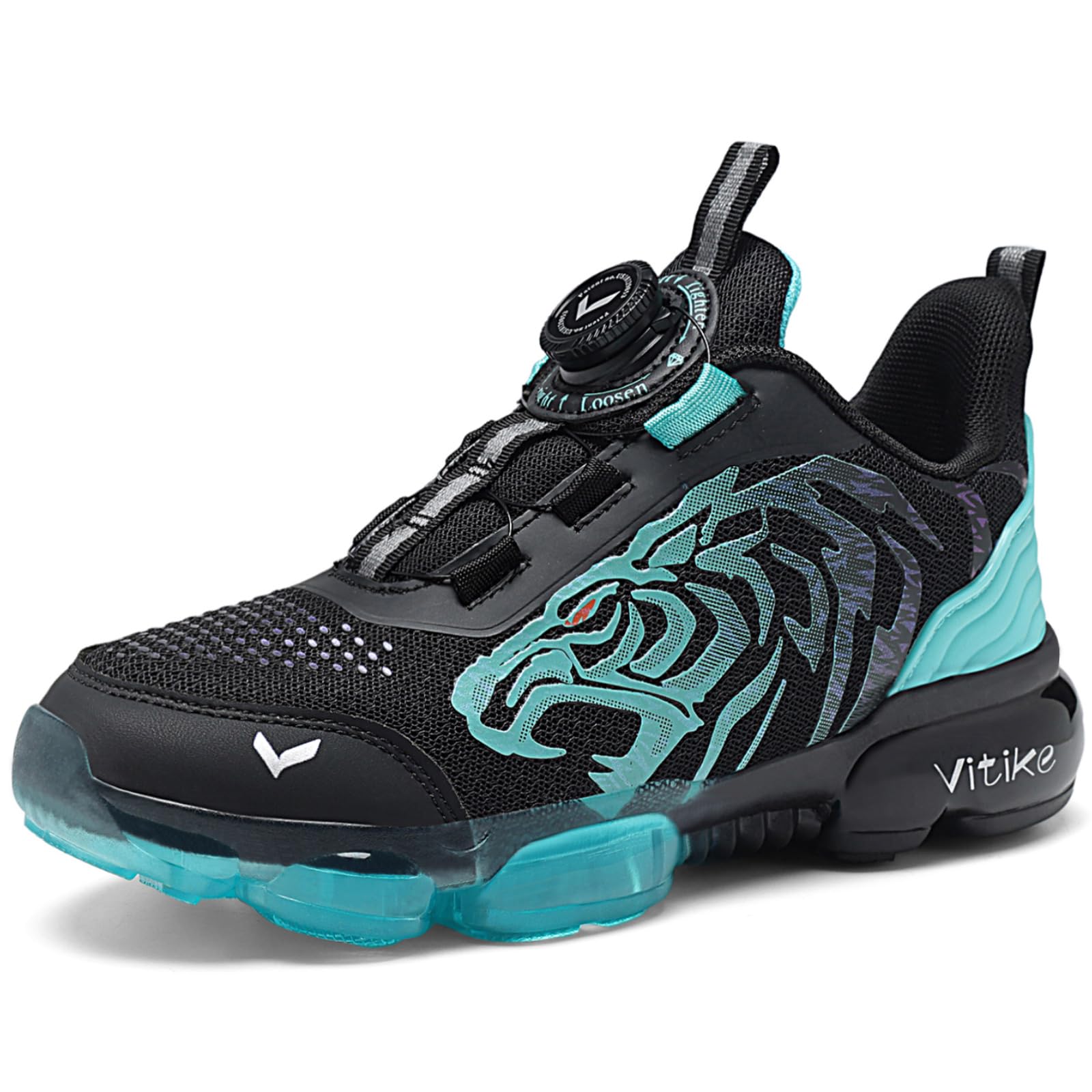 JMFCHI SPORTS Unisex Kinder Sneaker Jungen Turnschuhe Mädchen Sportschuhe | Kinderschuhe mit Drehverschluss, Atmungsaktiv, Leicht, Dämpfend, Outdoor, Schule, Laufschuhe, Hallenschuhe