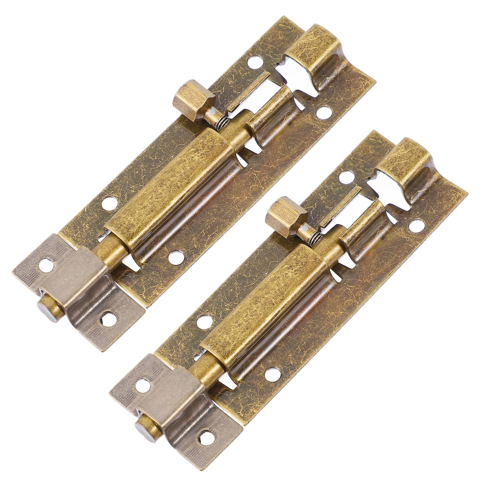 Nvsfzgiyg Nero Door Latch Bolt- Slide Lock 2Pcs Stainless Steel(Nero)