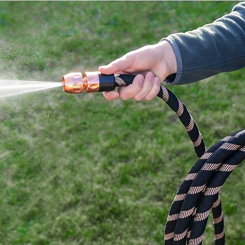 Miniatura 7 de Pocket Hose Copper Bullet Manguera de jardín expandible de 100 pies, como se ve en la televisión, sin plomo, conectores más grandes, nuevo tubo