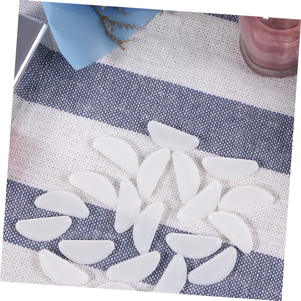 Healeved 75paia Cuscinetti Nasali Silicone Antiscivolo Per Occhiali Da Trasparenti Aumento e Comfort Adesivi Per Occhiali e Sole Compatibili Con Tutti Tipi Di Montature