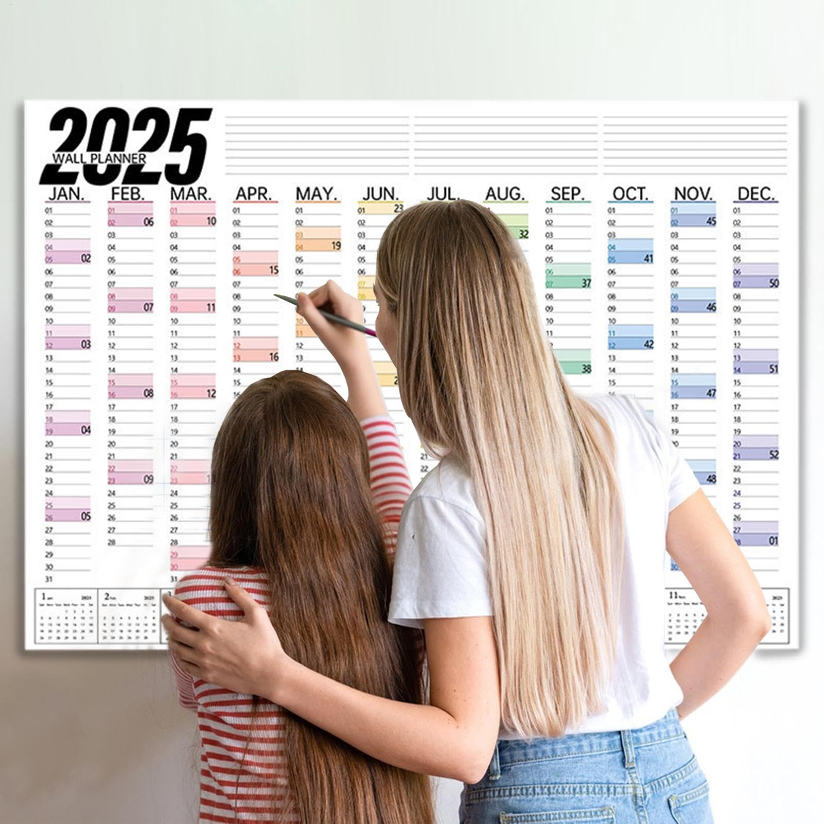 Calendario da parete annuale 2025, Calendario da parete 2025 12