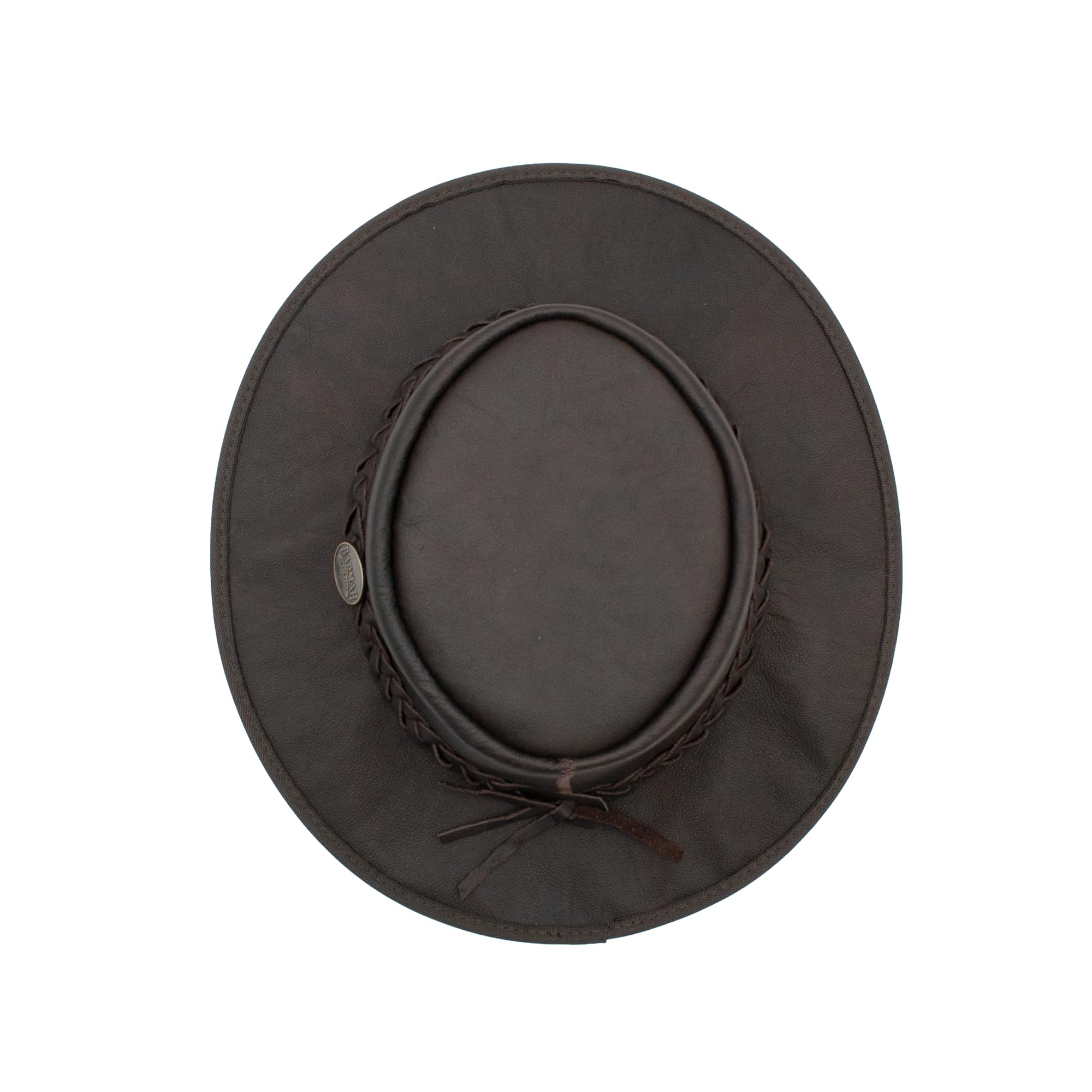 Barmah Sombrero Squashy Sundowner Kangaroo Hombre - Made in Australia Stockman Outdoor Canguro con Banda de Piel, Ribete Verano/Invierno Primavera Verano Otoño Invierno