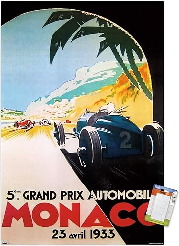 Trends International Grandprix Automobile Monaco 1933 - Póster de pared