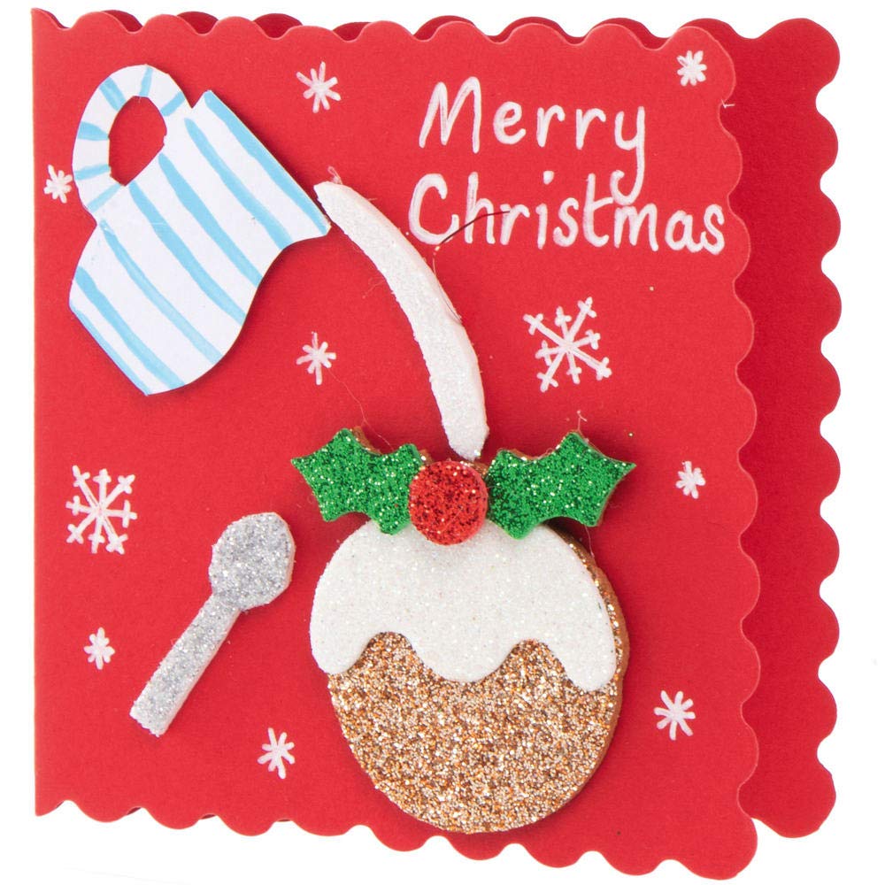 Autocollants Rouge-Gorge Pailletés Noël - Pack 100 Baker Ross