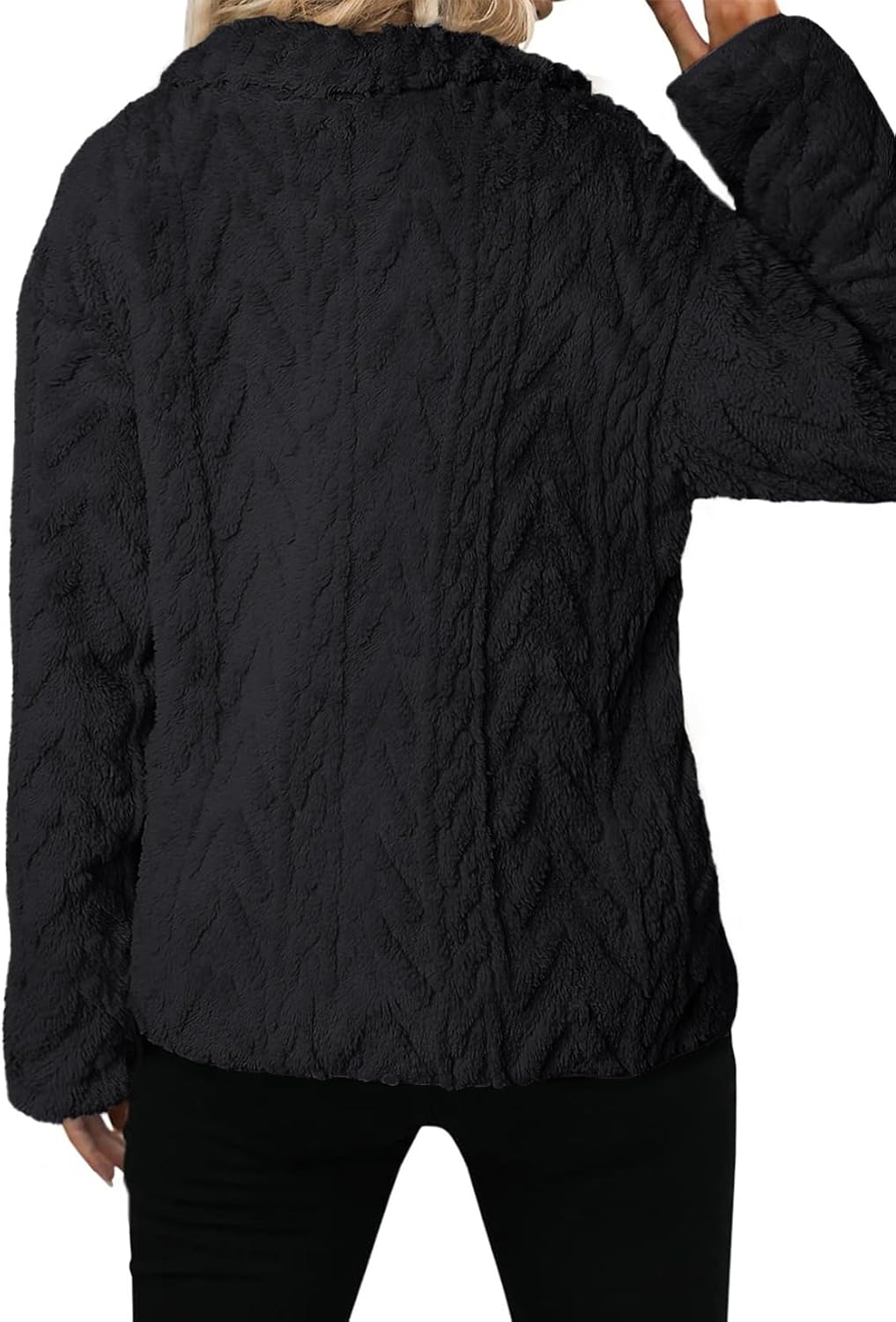 Dokotoo Winter Fleece Jacket for Women 2026 Zipper Casual Coat with Pockets image 2