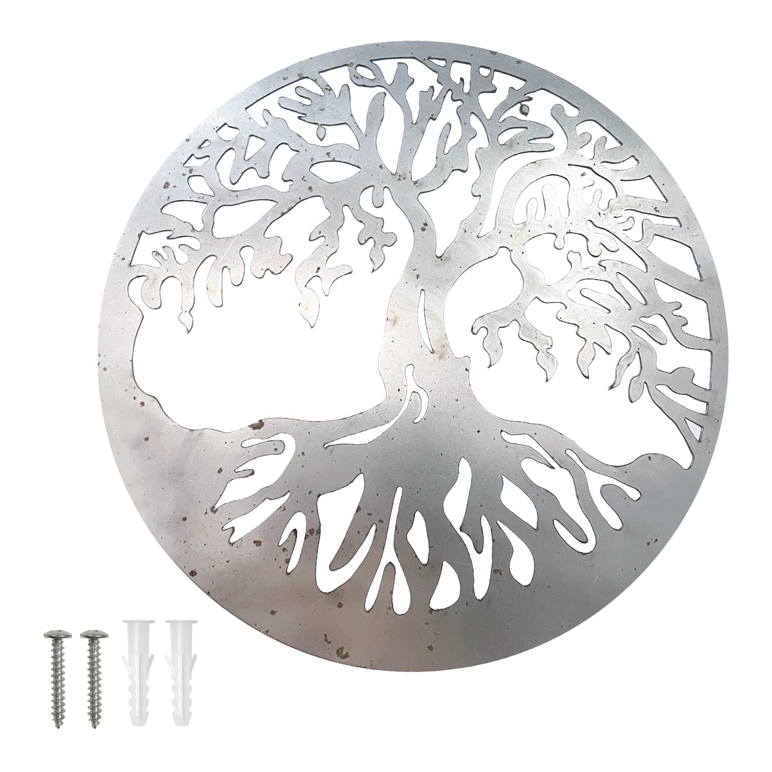 Reagia Tree Of Life Metal Wall Art, Metal Tree Life Wall Decor Family Tree Wall Plaque Wall Hanging For Bathroom Kitchen Garden Living Room Bedroom Indoor Outdoor