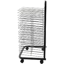 25 Layers Stackable Drawing Rack,Free Standing Metal Drying Rack,Art Drying Rack,for Schools Art Preschool and More