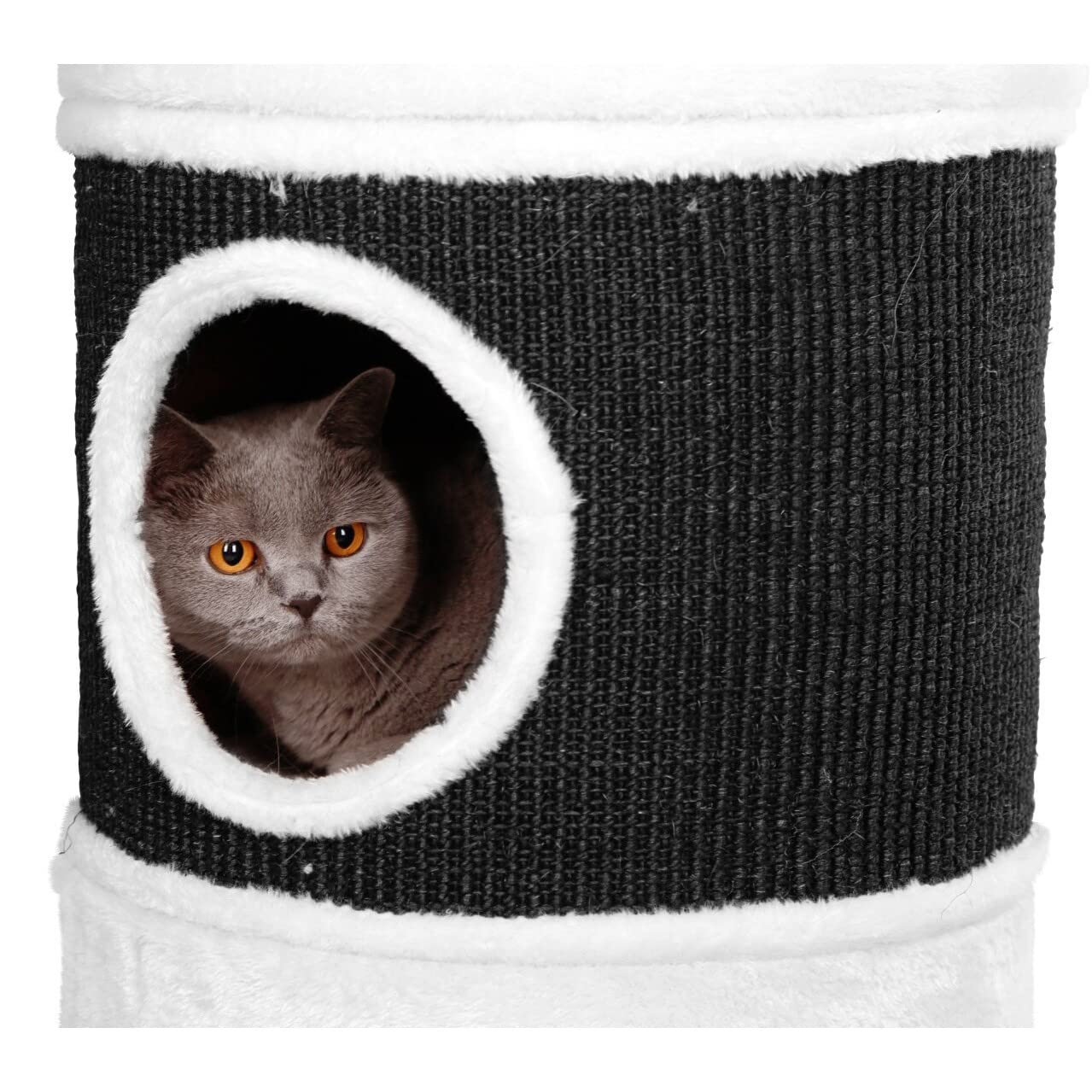 Katzen Kratztonne Niki weiß anthrazit von Kerbl günstig bestellen