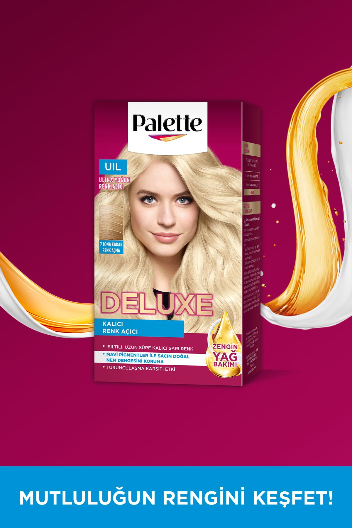 Palette Deluxe Saç Boyası Uil Ultra Yoğun Renk Açıcı Saç Boyası