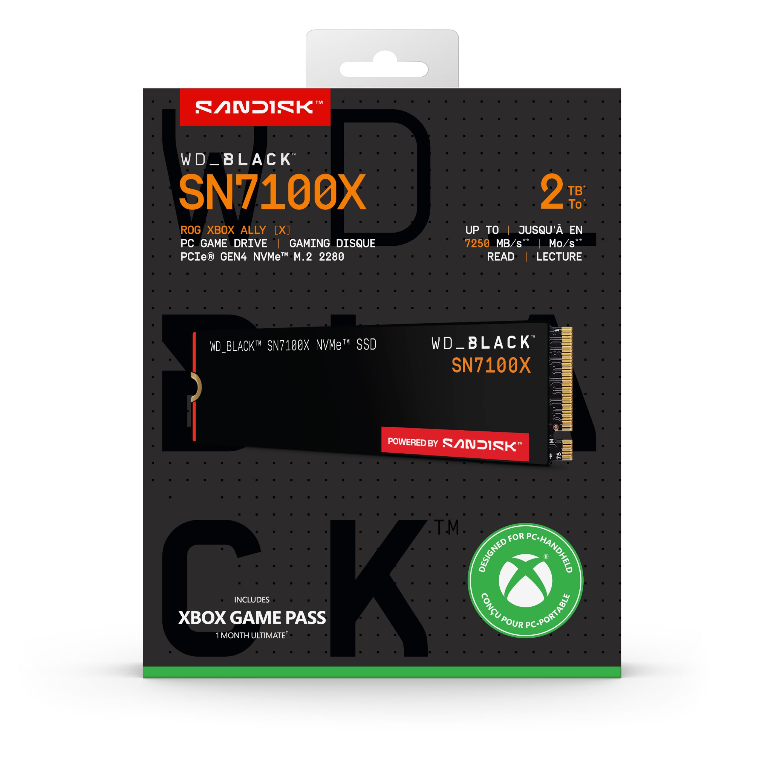 Amazon.com: WD_Black 2TB SN7100X NVMe SSD - Built for ROG Xbox