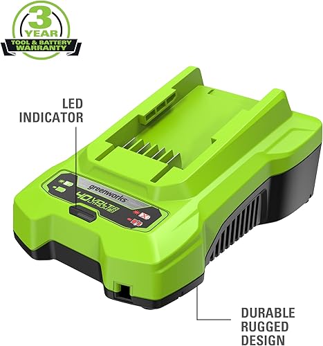 Vista 78 de GreenWorks GREENWORKS 40V 2.0 AH batería de iones de litio 29462