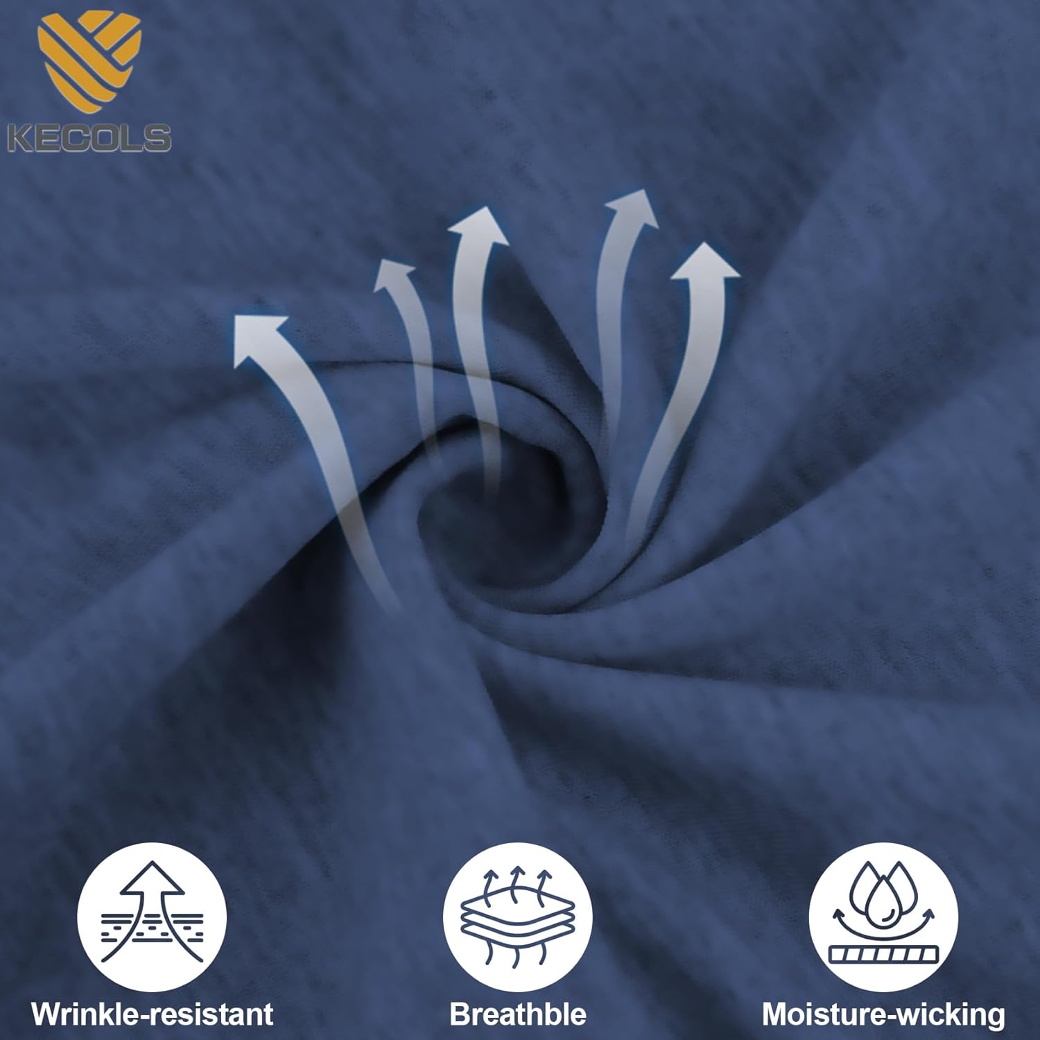 Men's Loose Fit Thick Work T-Shirts Soft Short Sleeve Pocket Tee(Tall & Regular) - Image 5