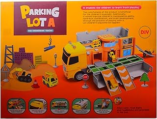 موقف سيارات شاحنة للاولاد - متعدد الالوان