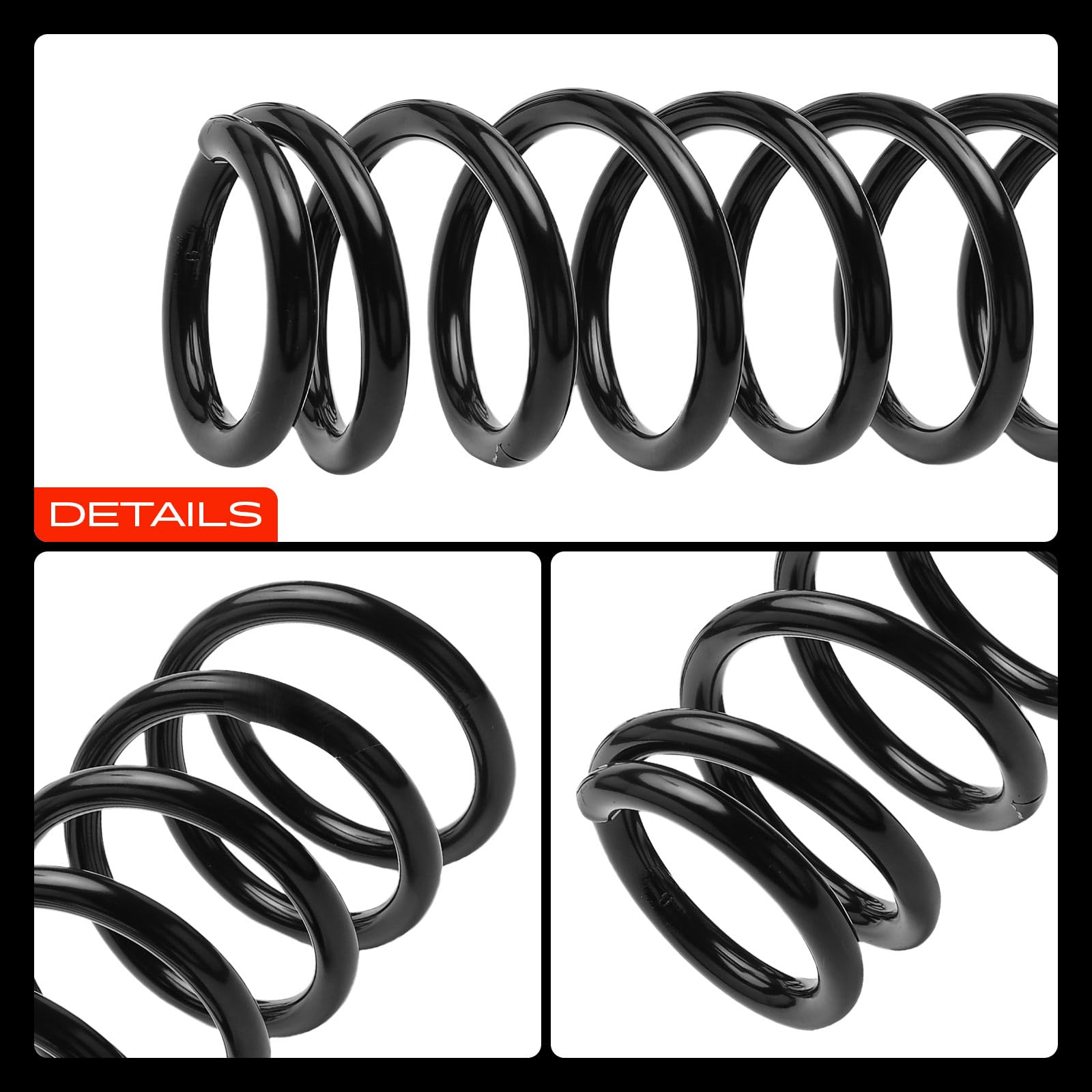 Frankberg 2x Muelles de Suspensión Eje trasero Compatible con Grand Vitara I FT HT 1998-2005 Replace# 4288908