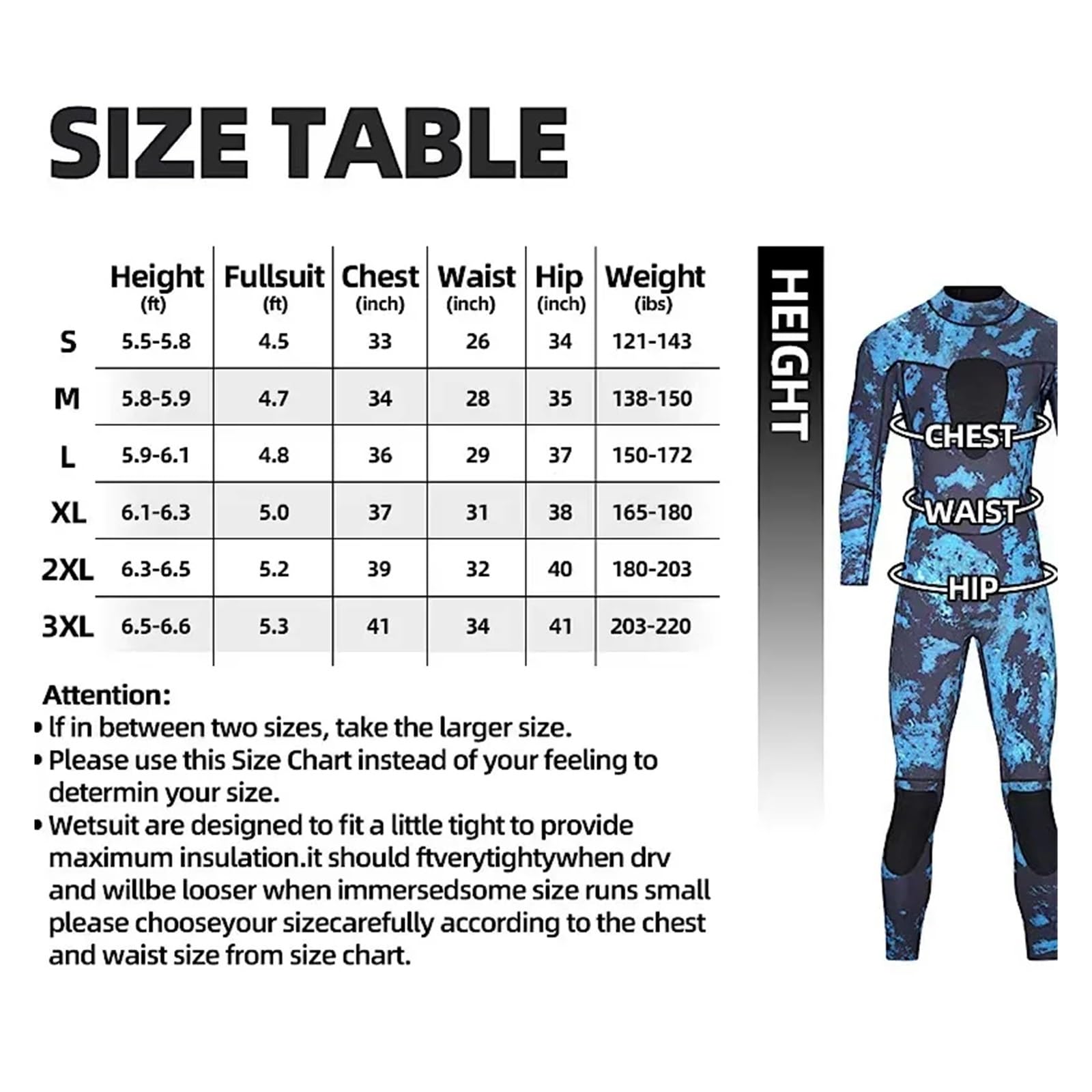 Traje de Neopreno Traje de Neopreno 3 mm for Hombre, Ideal for Surf, Buceo, esnórquel y natación
