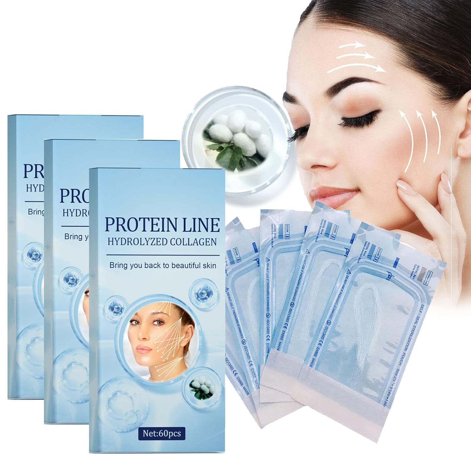 180/360 PCS Proform Korean Soluble Protein Thread, ProFirm