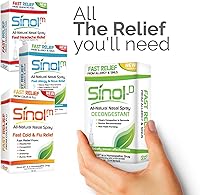 Vista 4 de Sinol Spray de alivio del dolor de cabeza, medicación de venta libre en aerosol nasal para tensión de racimo de migraña, alivio de senos nasales
