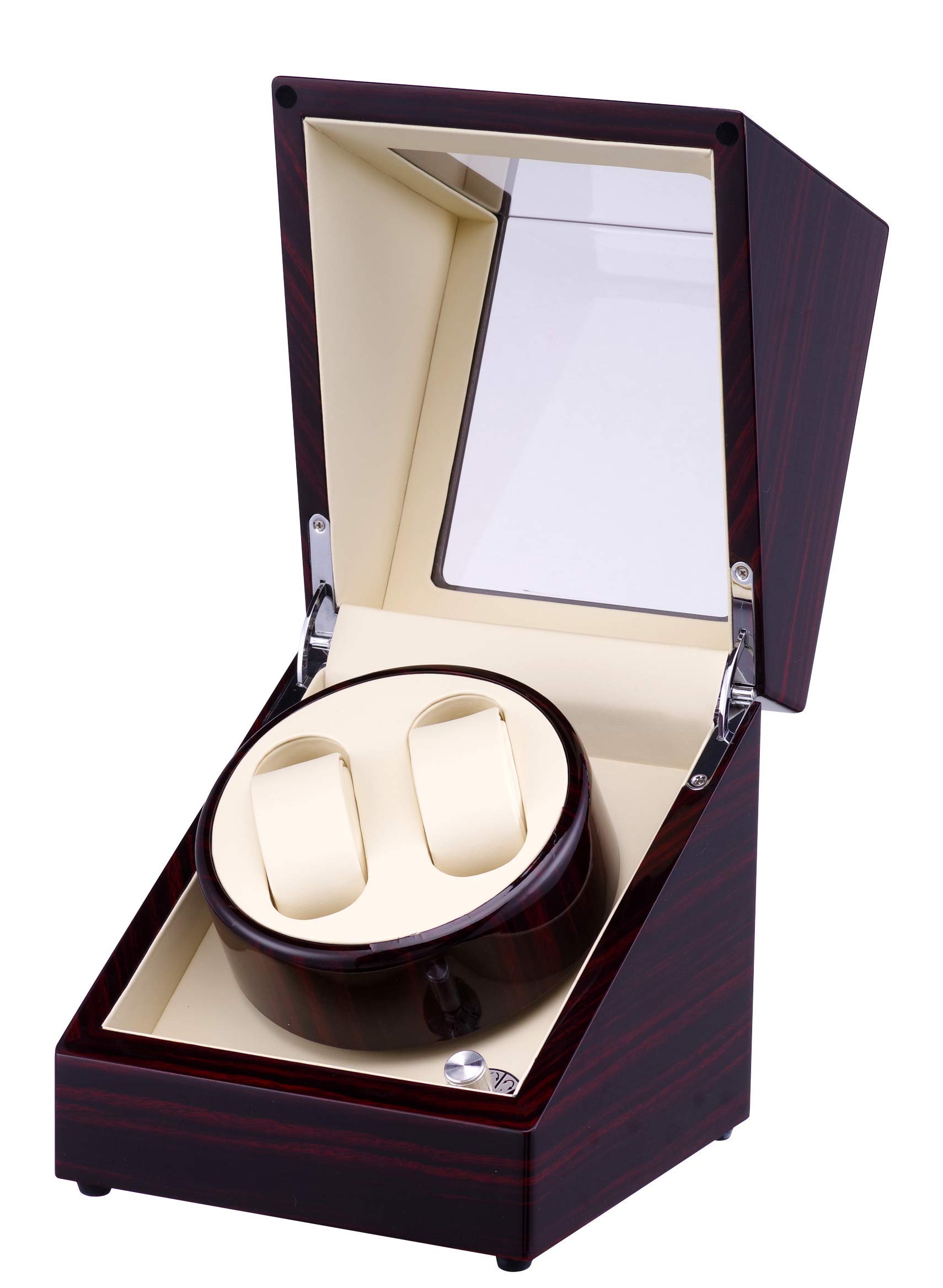 Medetai Wooden Automatic Rotation Y0200A Watch Winder Storage Case Display Box, 5 Mode Operation System (Ebony White) (B0743B4TY1) Amazon Price History, Amazon Price Tracker