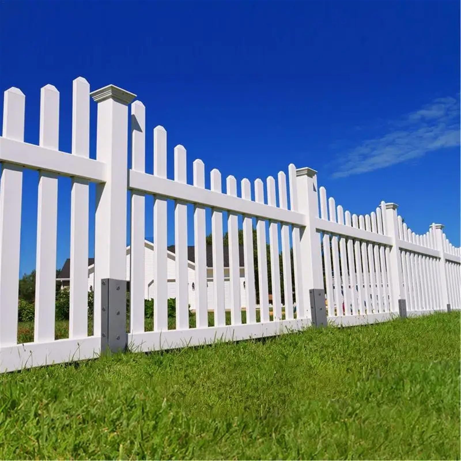 Soportes de Poste de Valla Estabilizador de postes de cerca Soporte de postes de cercas de madera Estacas de tierra Estacas de metal robustas Kit de reparación de postes de cerca for reparar madera