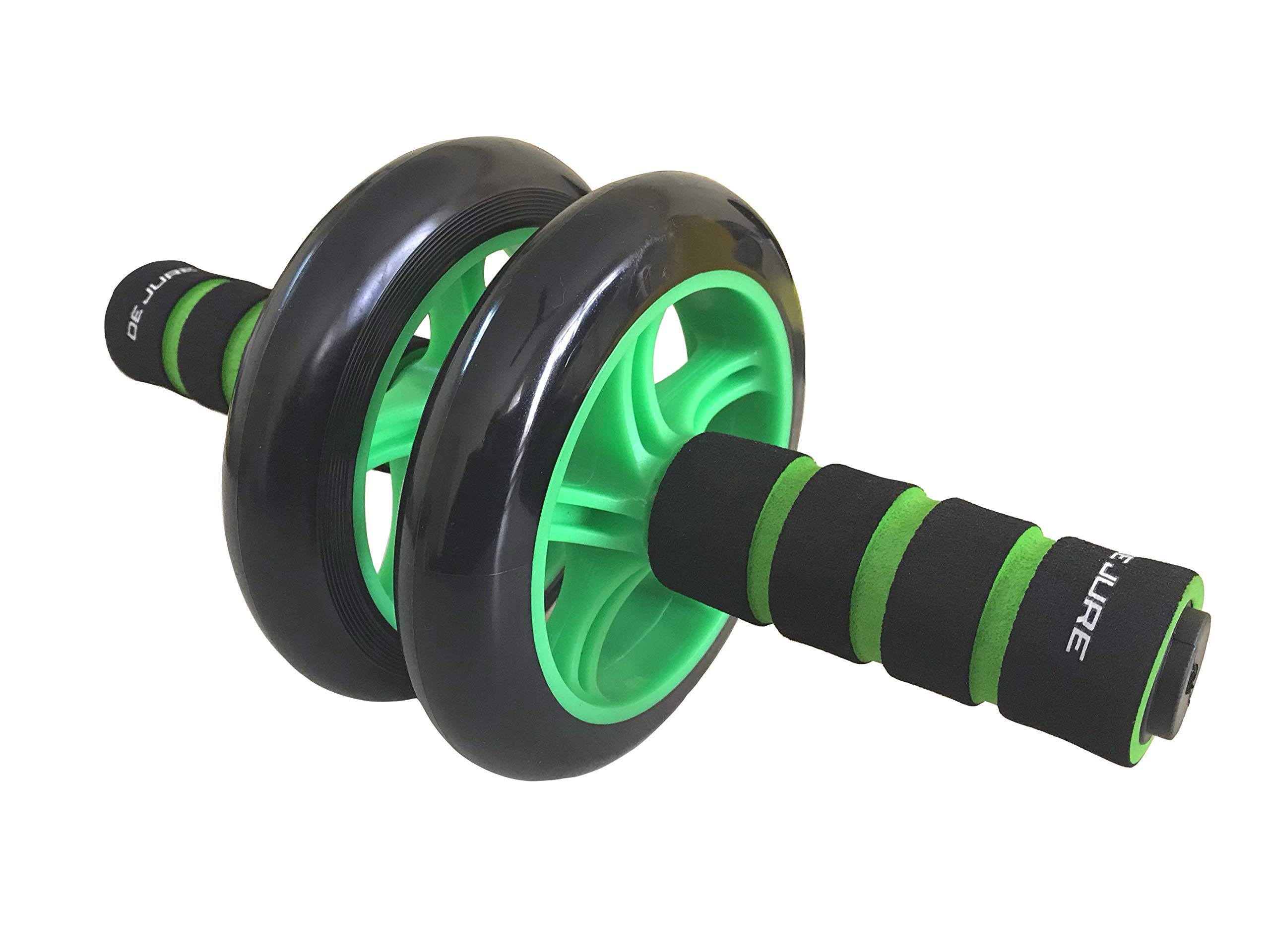 DE JURE FITNESS Polypropylene Double Wheel ab Roller for Men Women Ab Exerciser (Black Green) (B07HNPJNPC) Amazon Price History, Amazon Price Tracker