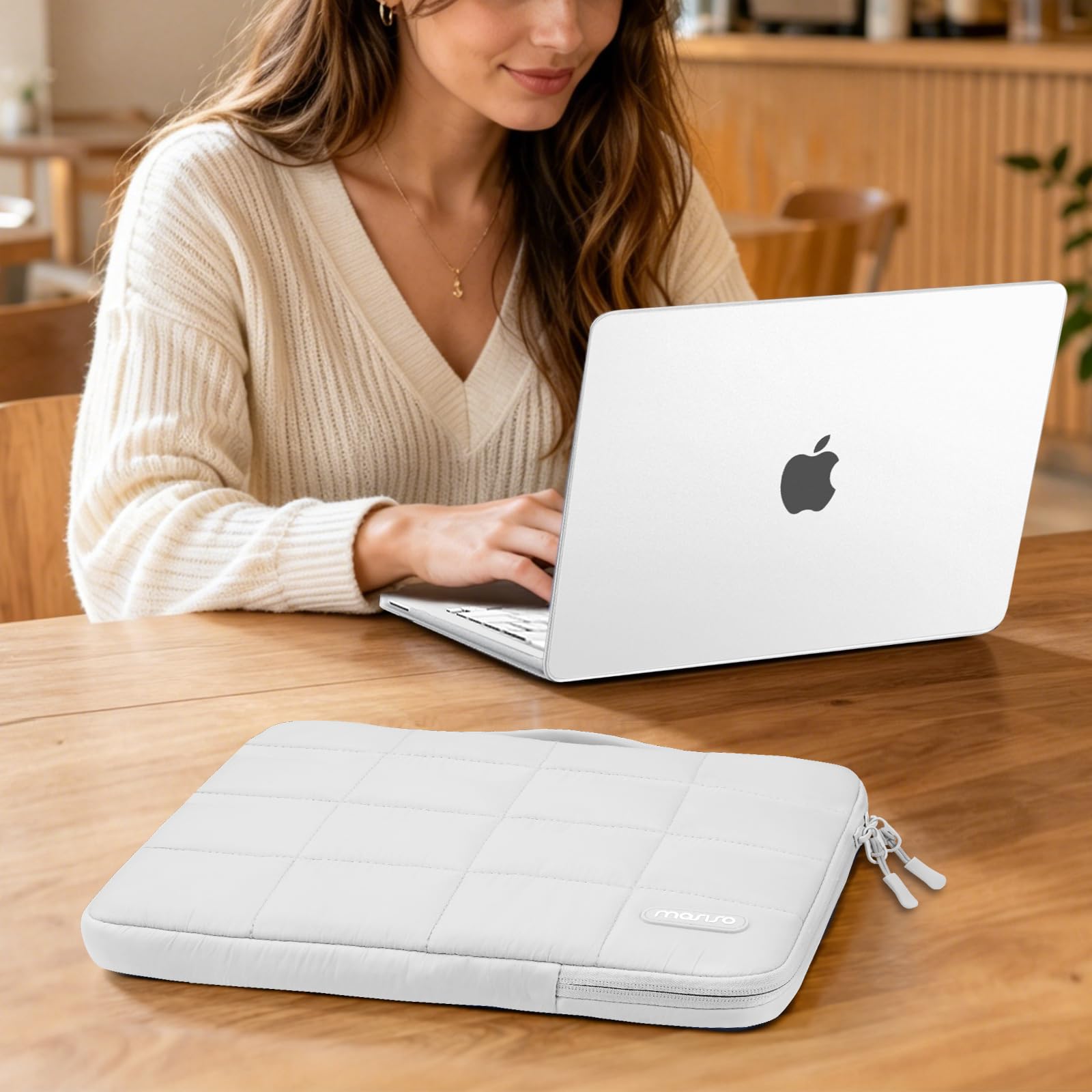 MOSISO Matowe etui kompatybilne z MacBook Air 13 cali M5 M4 M3 M2 2026-2022