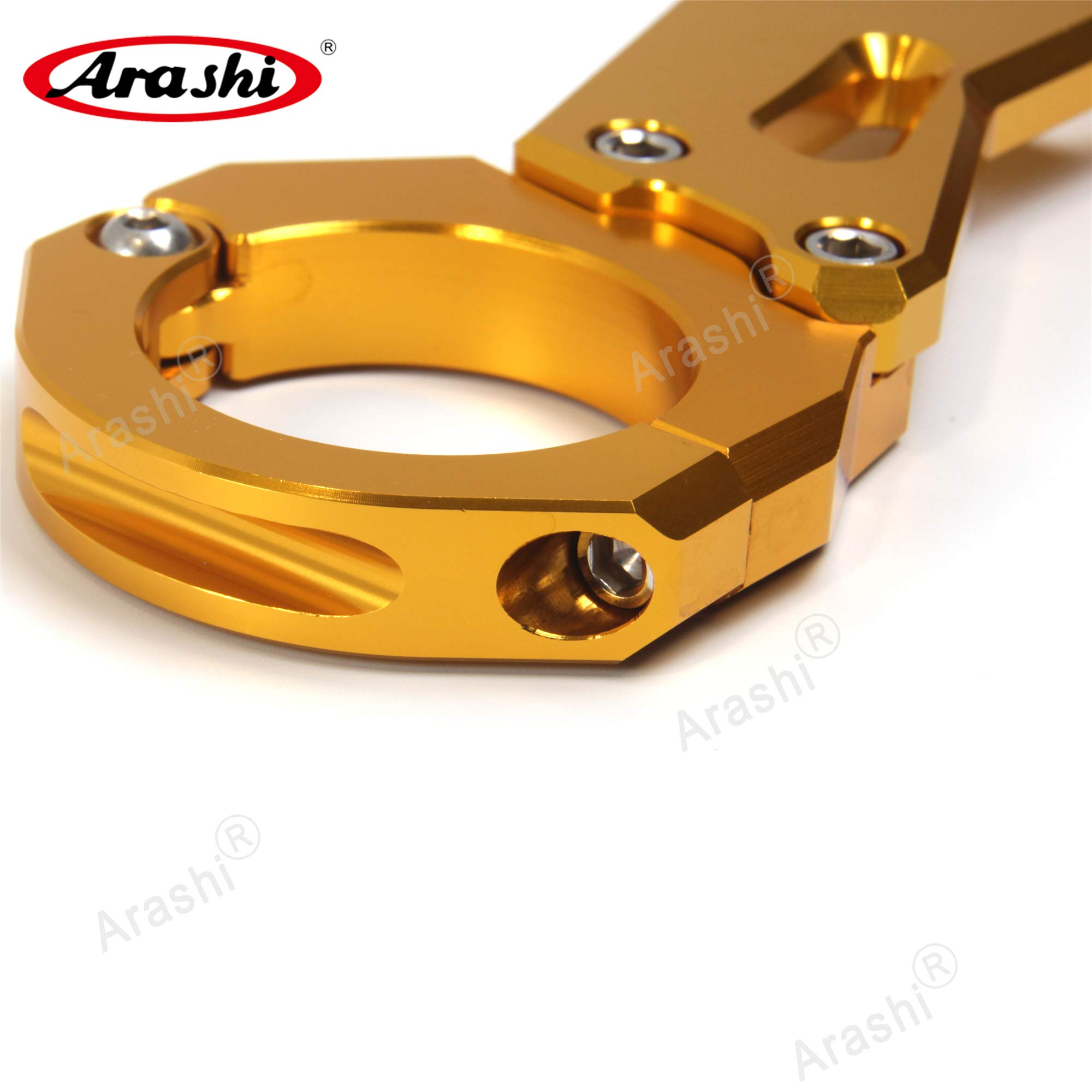 アクセサリー shota Arashi Front Fork Balance Bracket Shock Brace Clamp for Kawasaki