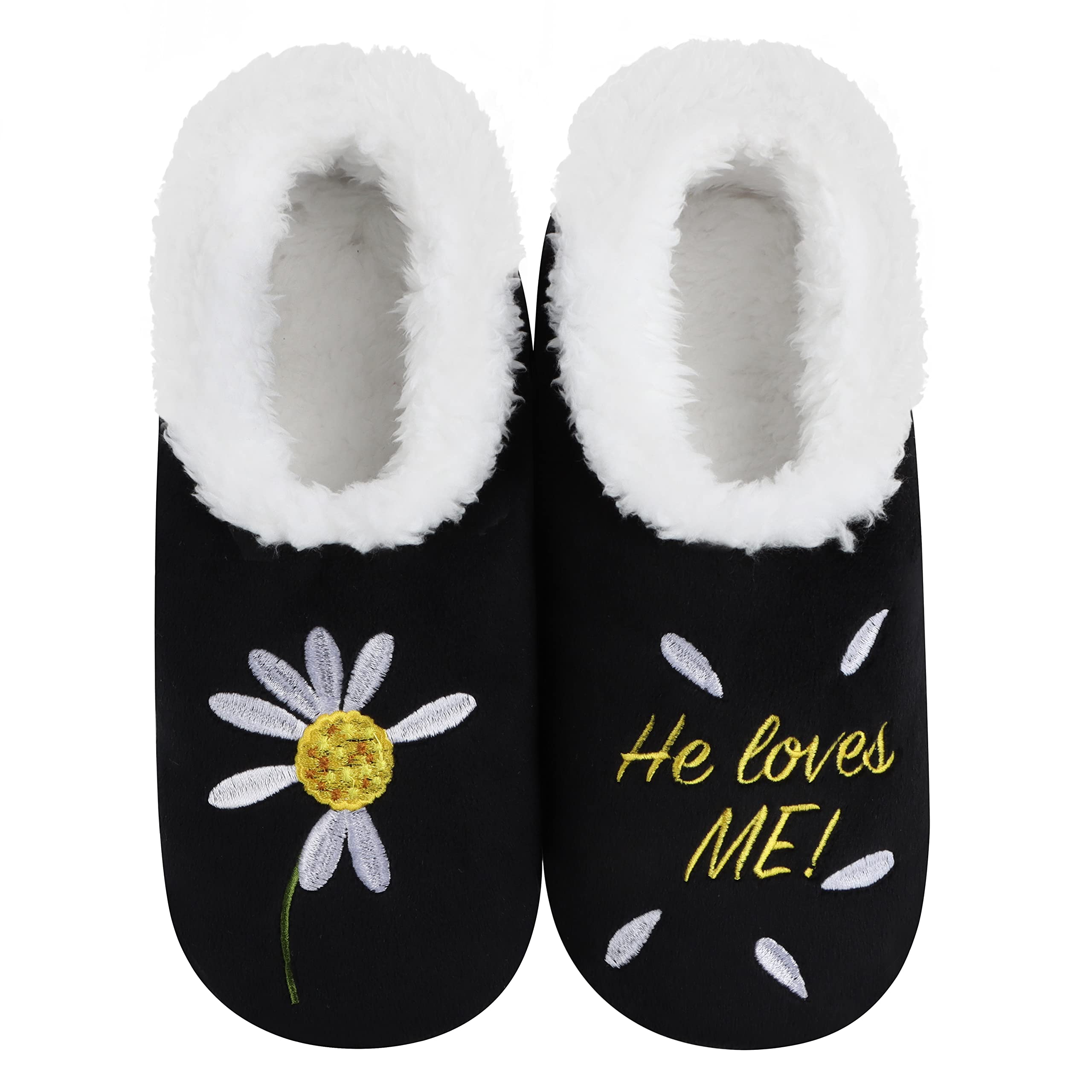 Snoozies Slipper Socks -Funny Quote