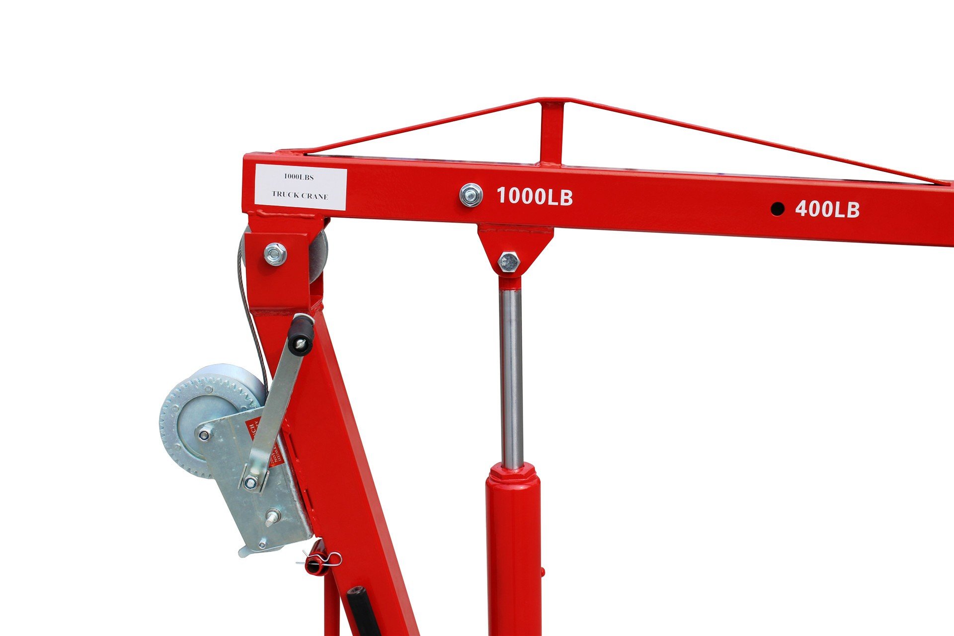 Varan Motors NEPTC-02-2 Hebekran 450kg für Anhänger, Pick-Up, Ladeklappe mit Seilwinde