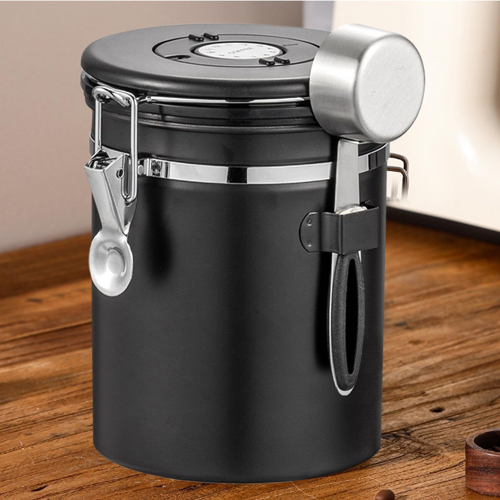 Barattolo per caffè in grani Barattolo Ermetico In Acciaio Organizer