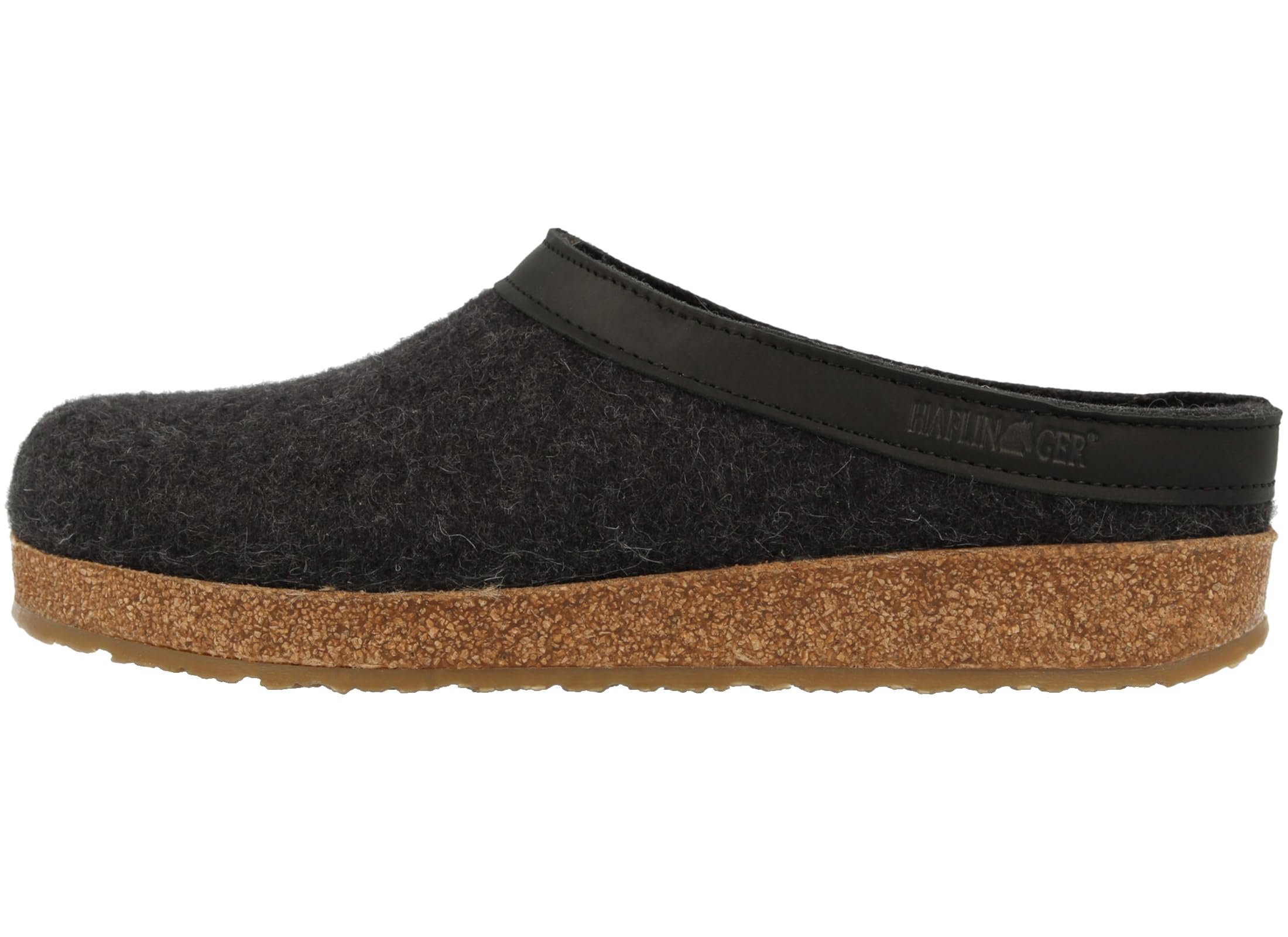 HAFLINGER Zapatillas de estar por casa para mujer, zapatillas de estar por casa, de fieltro, cálidas y cálidas, gris, 39 EU
