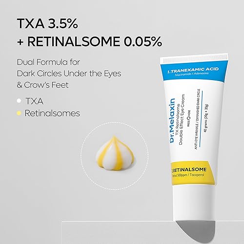 Miniatura 2 de Dr.Melaxin TX Ácido Tranexámico Retinalsome Crema Dual para Ojos con Adenosina Niacinamida para Reparar Círculos Oscuros  Cuidado Diario