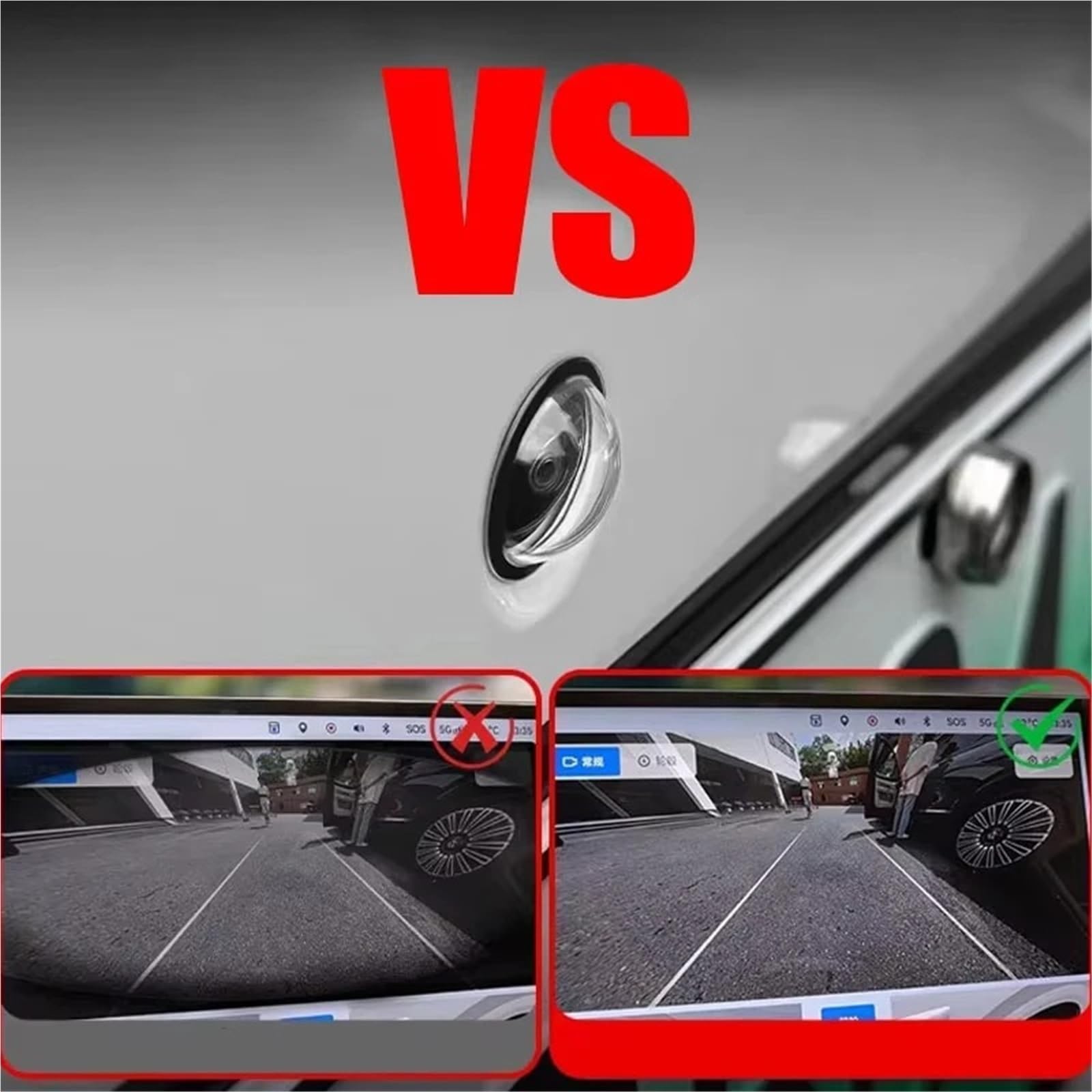 Copri Specchietto Retrovisore Auto Car Camera Protector Anti | 2PCS Universal Car Camera Lens Protector Anti Scratch Waterproof Car Rear View