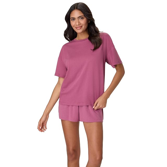 Hanes Womens Pajamas Set Comfywear Pajamas for Women Set Originals SupertSoft Loungewear T-Shirt Sleep Shorts