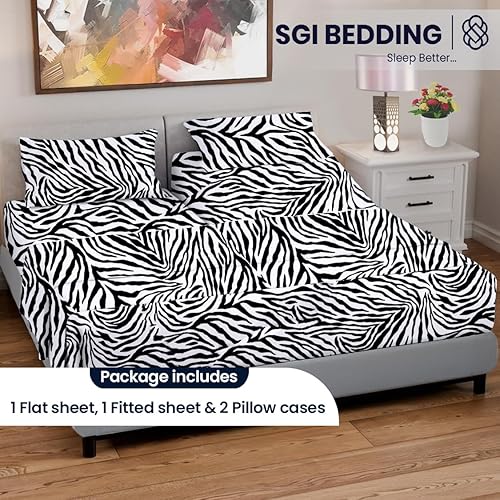 Miniatura 2 de SGI bedding Juego de sábanas King de 28 pulgadas con cabezal flexible de 28 pulgadas, 100 % algodón egipcio, sábanas ajustables de 600 hilos, juego