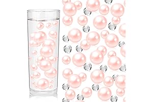 200PCS Elegant Floating Pink Decorative Marbles for Vases