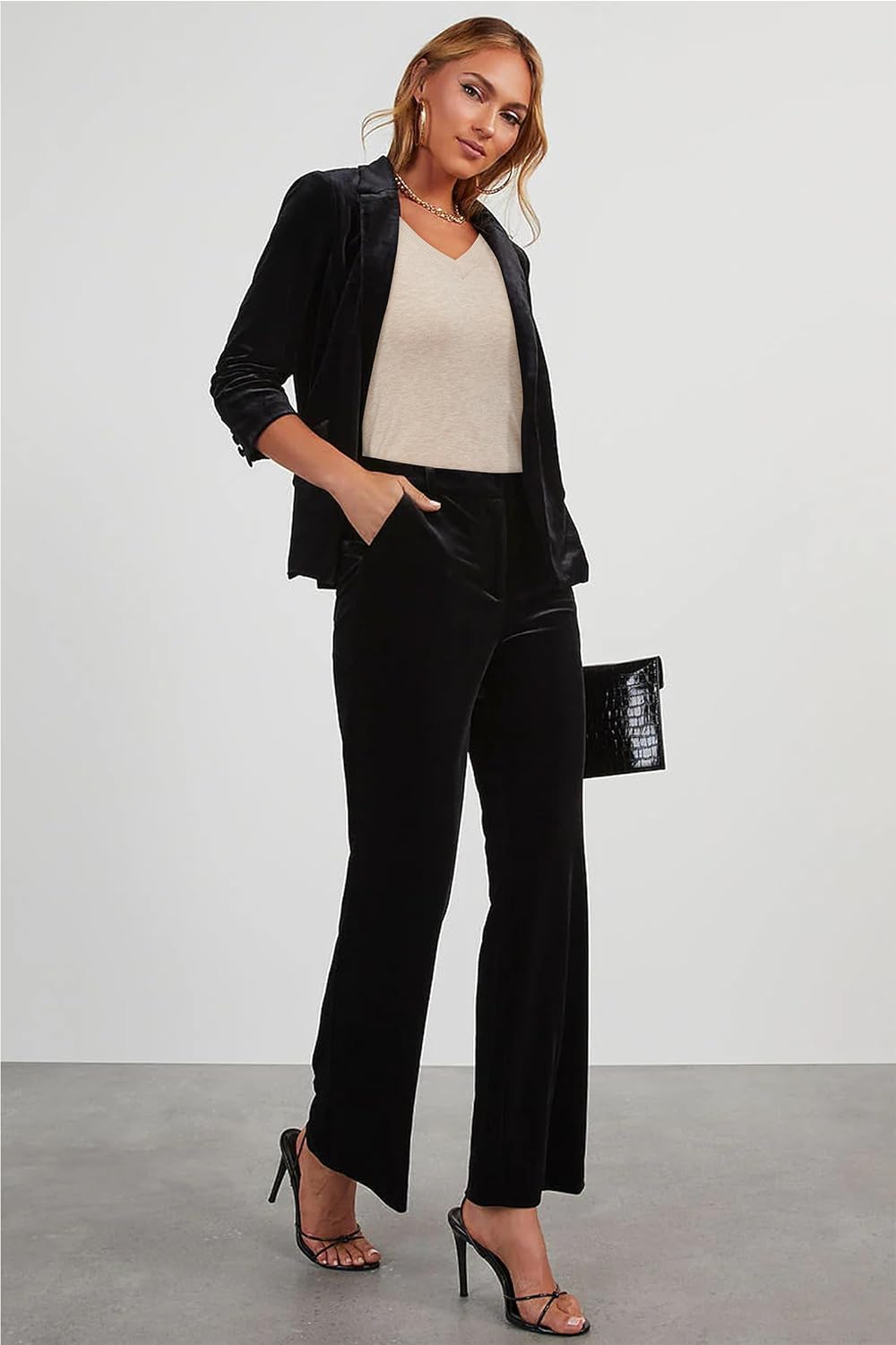 Arach&Cloz Women's Wool Blend Spring Sweaters Business Casual Outfits - Image 4