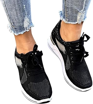 athletic wedge sneakers