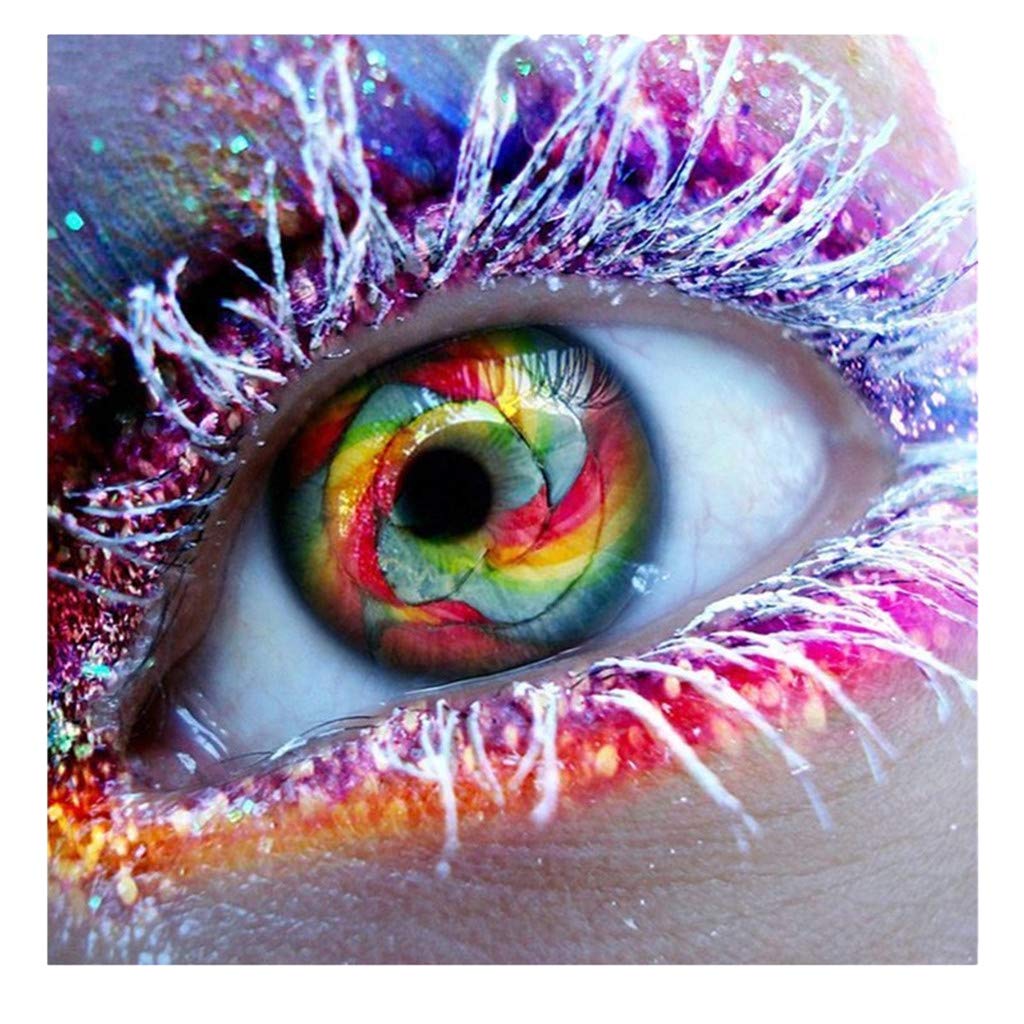 KBOLAE Rhinestone DIY Picture Embroidery Rhinestone Eye Picture Cross Stitch Kits D