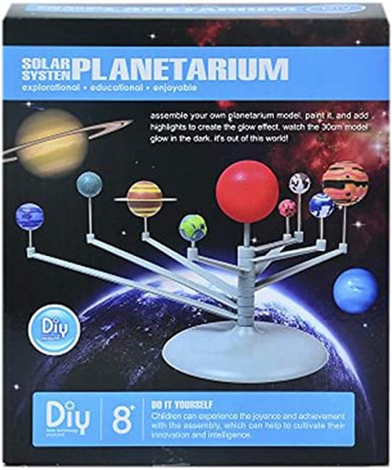 DIY Planet Solar System Toys - Best Solar System Toys for Kids 3-5 | Astronomical Science Projects for Kids Ages 4-8, Ideal Gifts for Boys & Girls