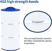 Vista 5 de Cryspool® 08010 Filtro compatible con Caldera Utopia 73722, 1039607, C-8399, PCD100W, FC-3965, cartucho de filtro de spa de 100 pies cuadrados, 1