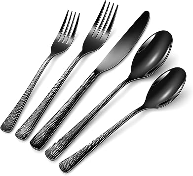 Silverware Set, 30-Piece Heavy-Duty Cutlery Set, 18/10 Stainless Steel Flatware Set for 6,Mirror-Polished Knife Spoons and Forks Set, Dishwasher Safe Utensil Sets,Perfect for House Warming Gifts