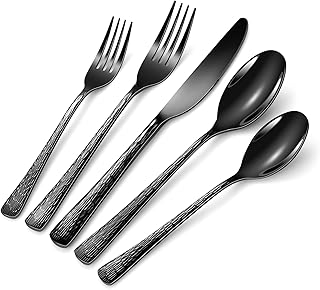 Silverware Set, 30-Piece Heavy-Duty Cutlery Set, 18/10 Stainless Steel Flatware Set for 6,Mirror-Polished Knife Spoons and Forks Set, Dishwasher Safe Utensil Sets,Perfect for House Warming Gifts