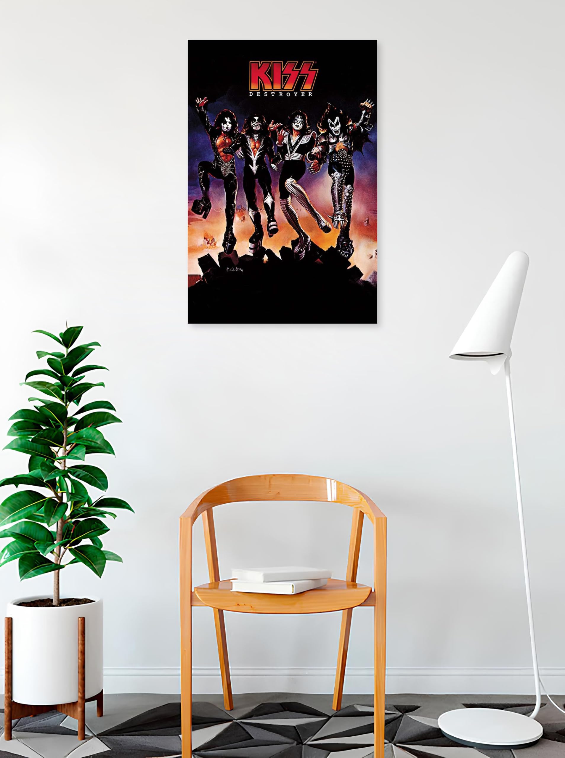 Amazon.co.jp: Kiss Destroyer ミュージックアートプリントポスター