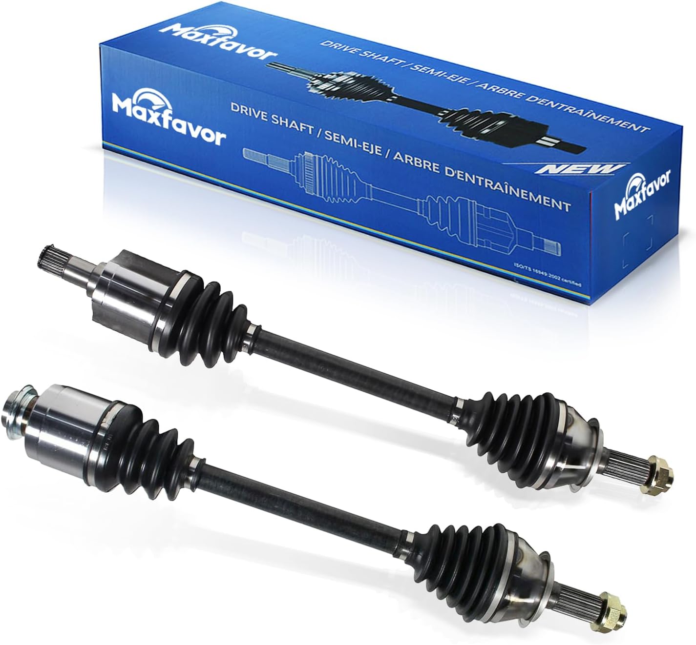 Maxfavor CV Axle Front Pair FWD Fit for Honda Accord 2008